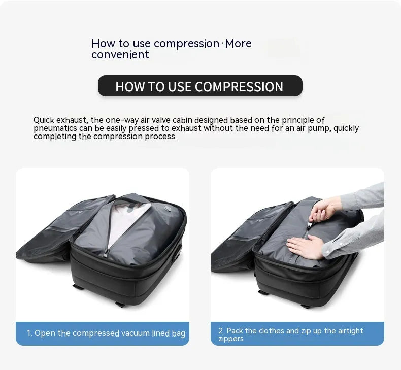 Vacuum Compression Large-capacity Backpack